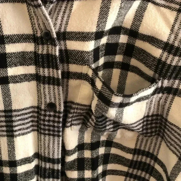 Madewell Flannel Oversized Ex-Boyfriend Shirt in Romana Plaid XS - Picture 6 of 13